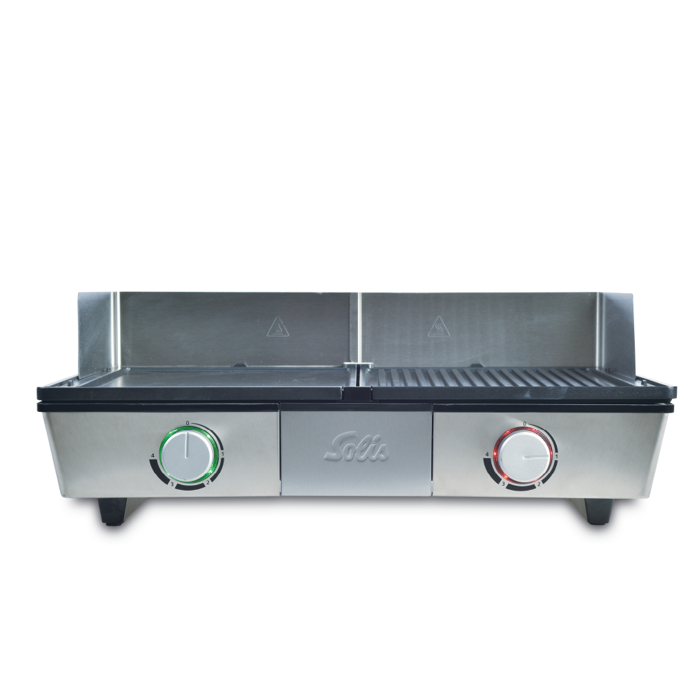 Solis Deli Elektrische grill met vetafvoer en opvangschaal, afneembare Solis Deli Elektrische grill met vetafvoer en opvangschaal, afneembare